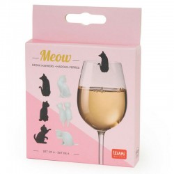 MARQUE VERRE CHAT (X6)
