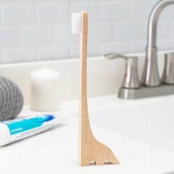 Brosse à dents Dino en bambou