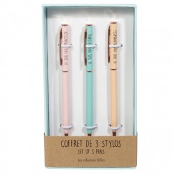 Coffret 3 stylos “Les...