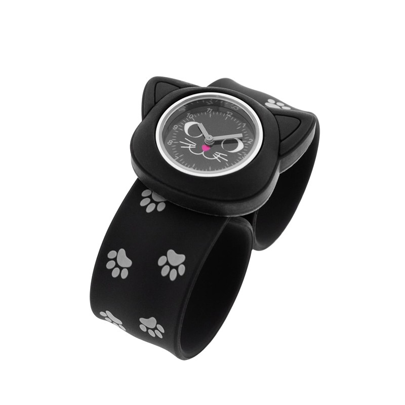 Montre pour enfant PYLONES DESIGN Funny Time Chat noir