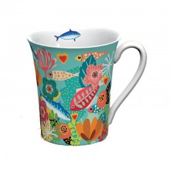 MUG POISSONS FLEURS