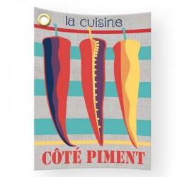 TORCHON DE CUISINE COTE PIMENT