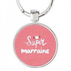 PORTE CLES SUPER MARRAINE