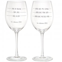 Set de 2 verres à vin...