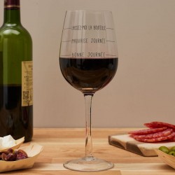 VERRE A VIN HUMEUR DU JOUR