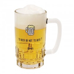 Chope à bière “To beer or...