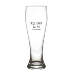 Verre à bière “Aussi...