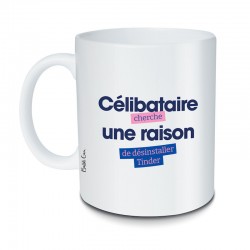 Mug humour « Célibataire...