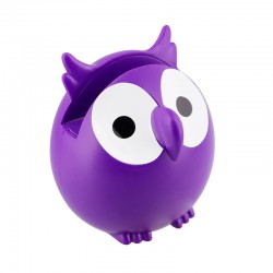 PORTE LUNETTES HIBOU VIOLET