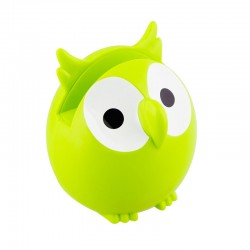 PORTE LUNETTES HIBOU VERT