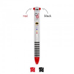 Stylo 2 couleurs Legami Robot