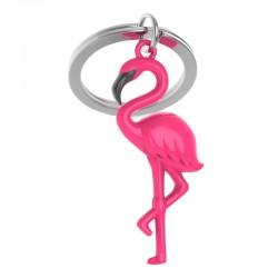 PORTE CLES FLAMANT ROSE