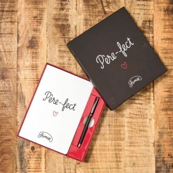 CARNET ET STYLO PERE-FECT