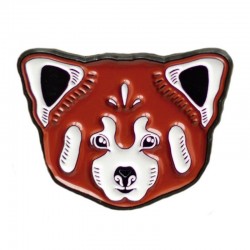 PIN'S PANDA ROUX