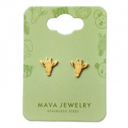 BOUCLES D'OREILLES GIRAFE GOLD