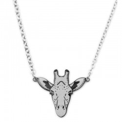 COLLIER GIRAFE SILVER