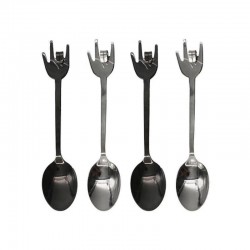 CUILLERES ROCK HAND SET DE 4