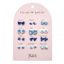 12 PAIRES DE BOUCLES...