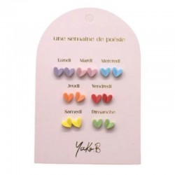 7 PAIRES DE BOUCLES...