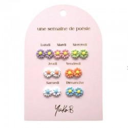 7 PAIRES DE BOUCLES...