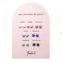 7 PAIRES DE BOUCLES...