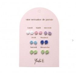 7 PAIRES DE BOUCLES...