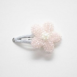 BARRETTE YUKO B - FLEUR ROSE