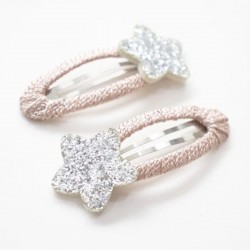 2 BARRETTES YUKO B - BLUE...