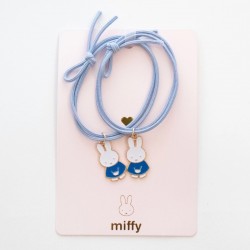 2 ELASTIQUES MIFFY BLEU