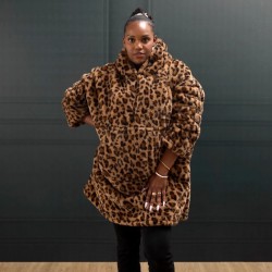 SWEAT PLAID LEOPARD KIMBA