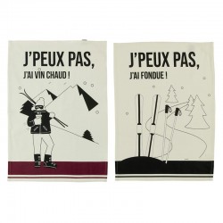 Set de 2 torchons de...