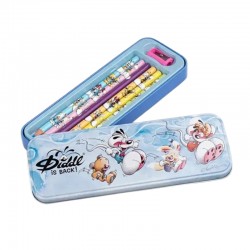 PLUMIER METAL 6 CRAYONS DE...