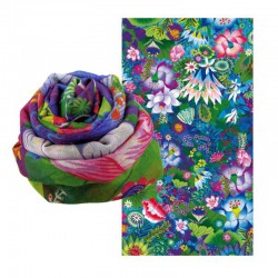 Foulard Pylones Fleurs d'eau