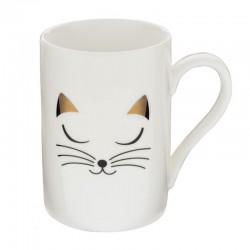 Mug Pylones Chat blanc