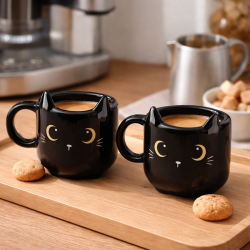 Set de 2 tasses à café Chat...