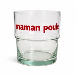 Verre Maman poule