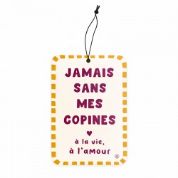 Plaque Jamais sans mes copines