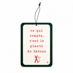 Plaque Le planté de bâtons