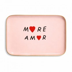 Plateau en métal More Amor