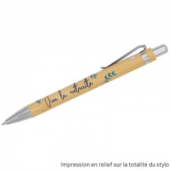 Stylo En Bois Vive la retraite