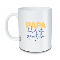 Mug papa « Chef de notre...