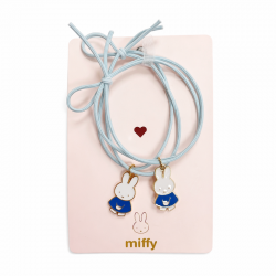 2 Elastiques Miffy Bleu