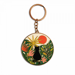 Porte clés Chat Soleil