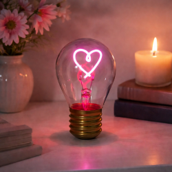 Lampe Sans Fil Ampoule Coeur