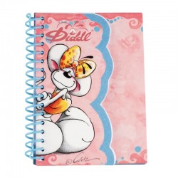 Carnet Forme Diddl Rose