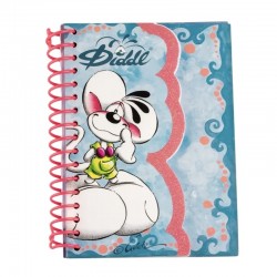 Carnet Forme Diddl Bleu