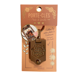 Porte Clés Photo Marron