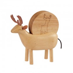 Set De 4 Sous-Verre Cerf