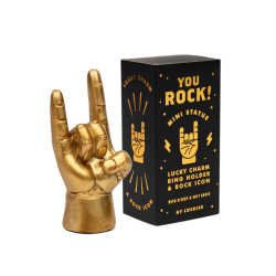 Mini Statue Rock On Gold