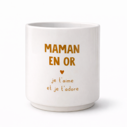 Mug Maman en or